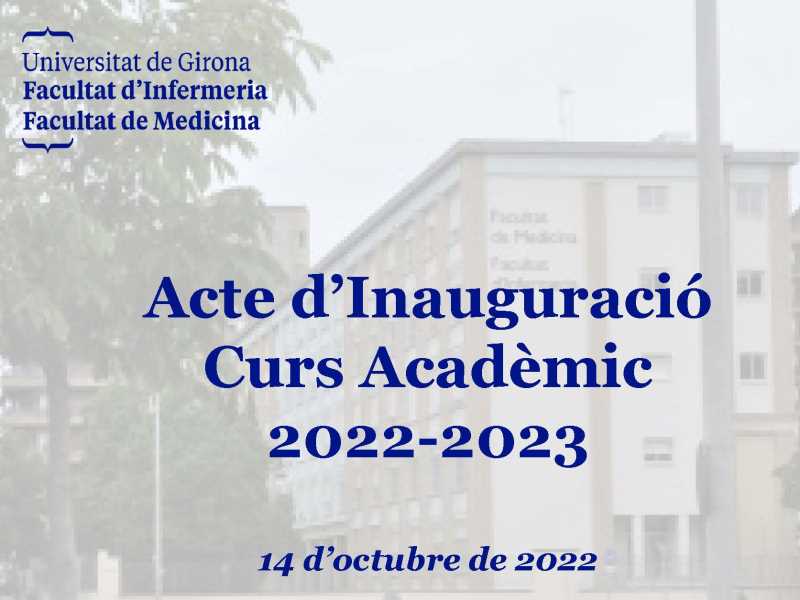Inauguració de curs 2022-2023