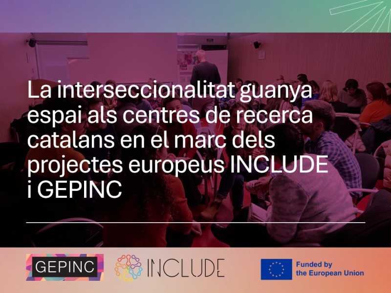 Sessió de treball sobre interseccionalitat als centres de recerca i universitats,