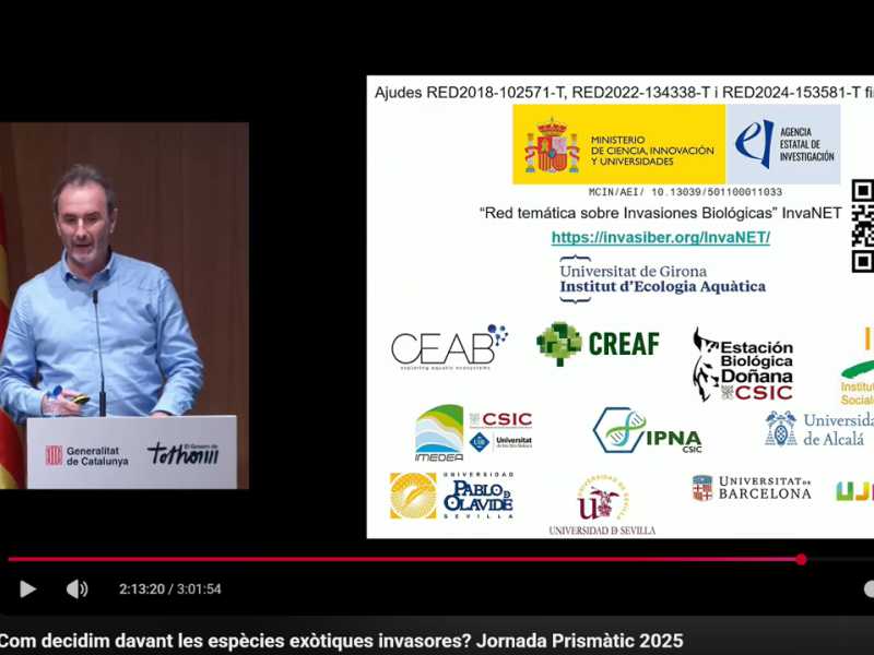 Jornada Anual Prismàtic - De la recerca al territori: com decidim davant de les espècies exòtiques invasores?