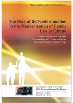 The Role of Self-determination in the Modernisation of Family Law in Europe