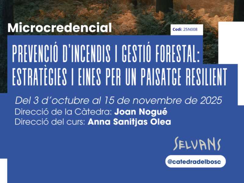 Microcredencial: Prevenció d'Incendis