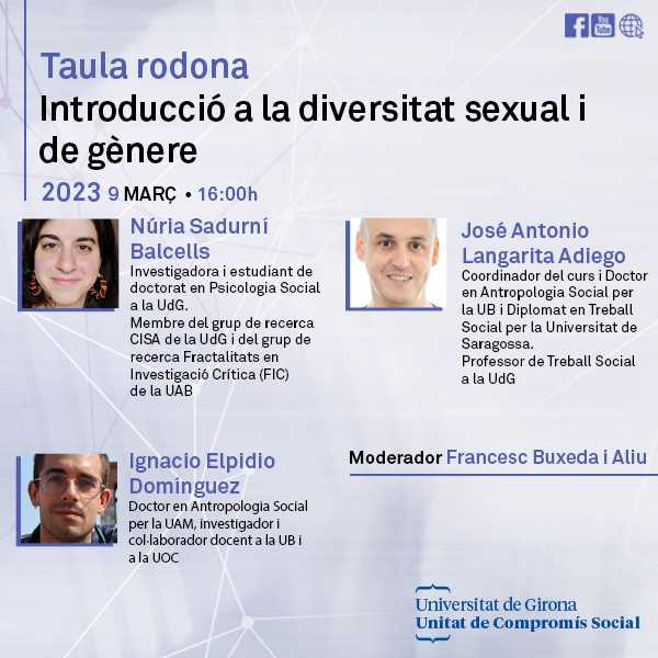 Taula rodona: Introducció a la diversitat sexual i de gènere 2022-2023