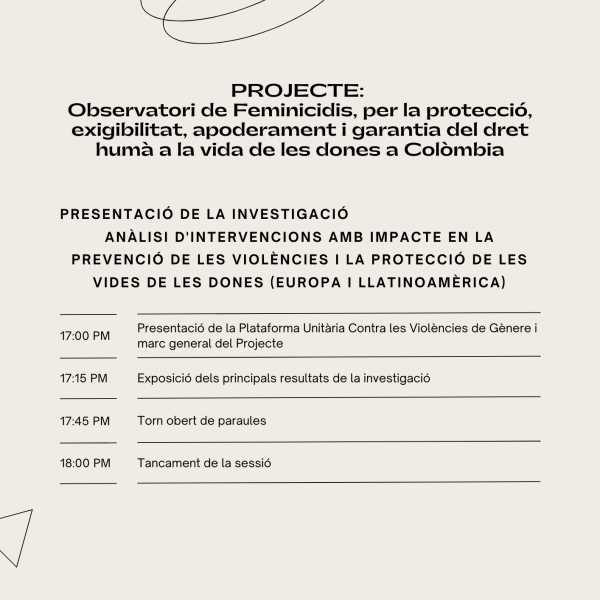 Programa Jornada presentació IGESI