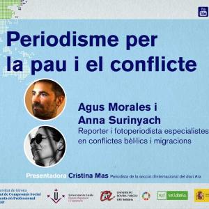 📣 DIRECTE - 10 ABRIL 24 - 16h: Periodisme per la pau i el conflicte
