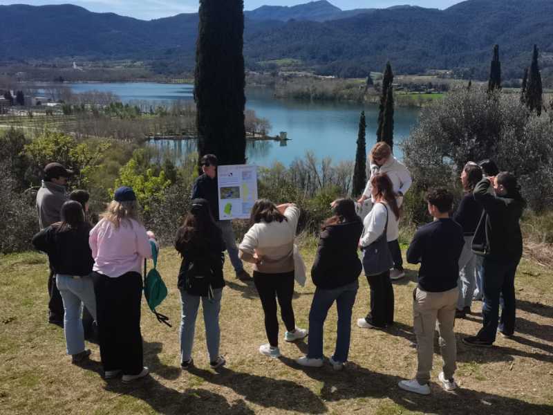 Classe introductoria sobre l'origen de l'estany de Banyoles