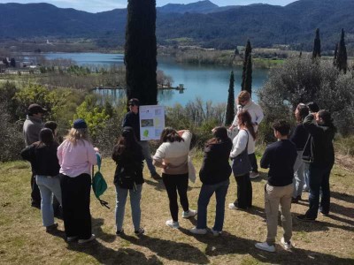 Classe introductoria sobre l'origen de l'estany de Banyoles
