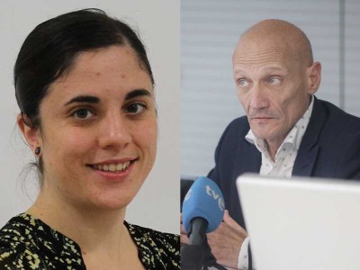 La Dra. Ariadna Gassiot, investigadora principal del projecte, i el Dr. Josep Maria Espinet, membre de l’equip investigador