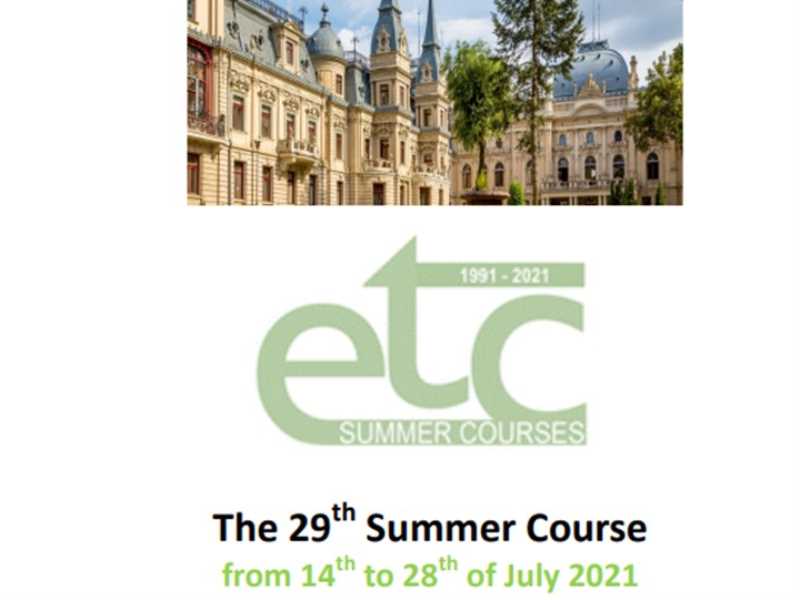 29th ETC-PHHP Summer Course 2021