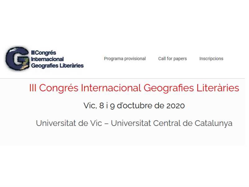 Congrés Geografies Literàries