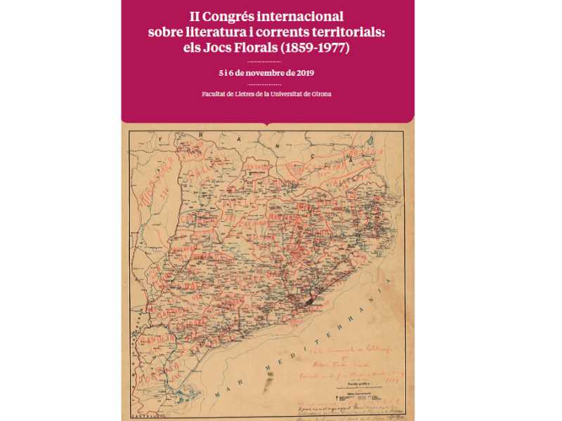 II Congrés sobre literatura i corrents territorials: els Jocs Florals