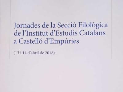 Jornades de la Secció Filològica de l'Institut d'Estudis Catalans a Castelló d'Empúries