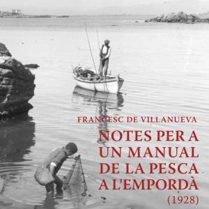 Portada de -Notes per a un manual de la pesca a l'Empordà-