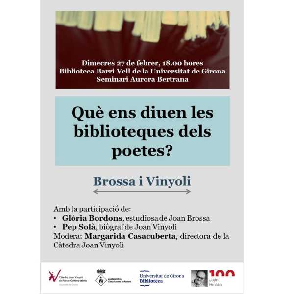Què ens diuen les biblioteques dels poetes?