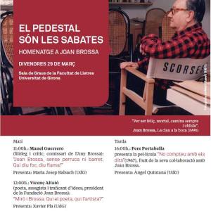 El pedestal són les sabates. Homenatge a Joan Brossa