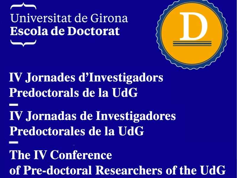 Logo IV Jornades predoctorals UdG