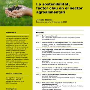 La sostenibilitat, factor clau en el sector agroalimentari