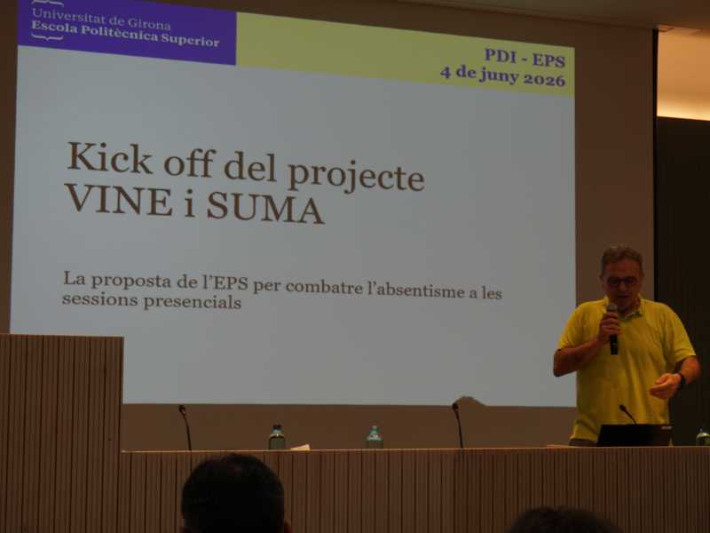 Kick off del projecte VINE i SUMA