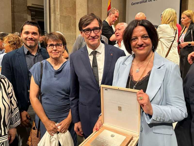 Lliurament de la Placa al Treball al Patronat Politècnica EPS-UG