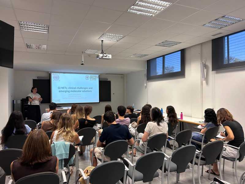 Imatge d'un dels seminaris que es van impartir durant la visita