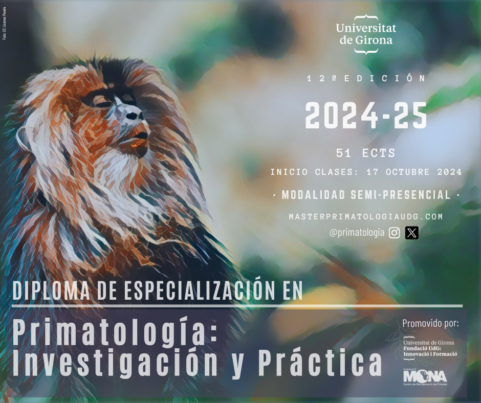Diploma de especialización en Primatología: Investigación y Práctica