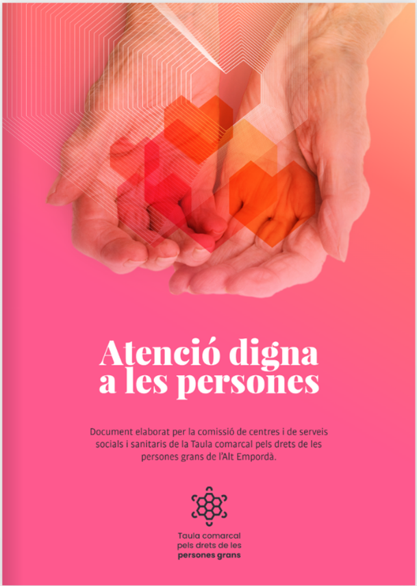 Portada del document Atenció digna