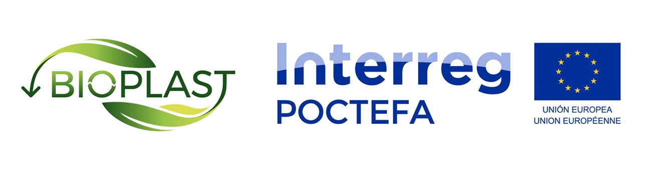 Logo BIOPLAST Interreg POCTEFA - UNIÓN EURPOEA UNION EUROPÉENNE