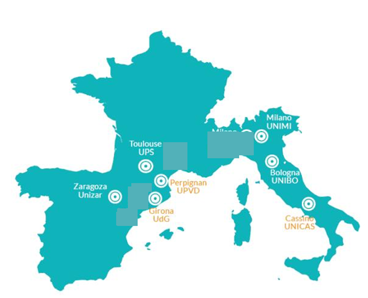 Mapa universitats participants